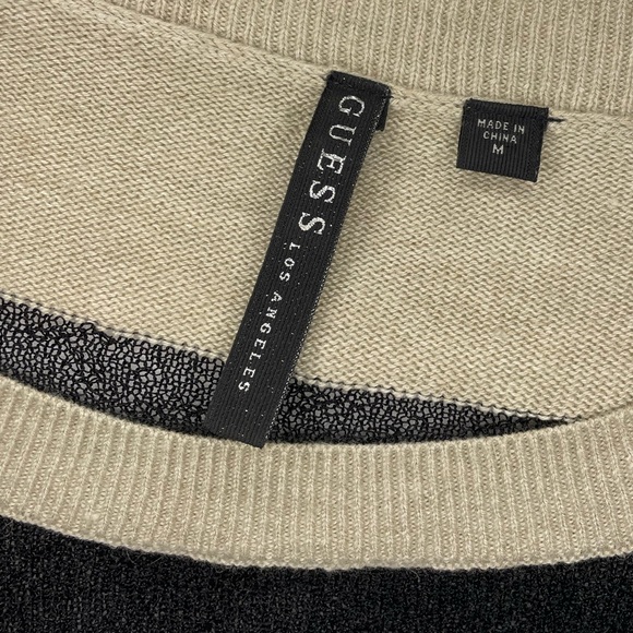 Guess Los Angeles Crewneck with Mesh Stripes - Picture 4 of 4